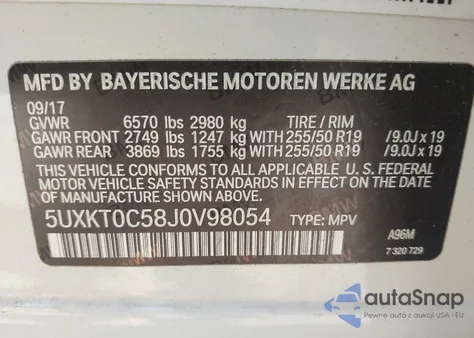 2018 BMW X5 Edrive xDrive40E Iperformance from USA, damaged, VIN 5UXKT0C58J0V98054